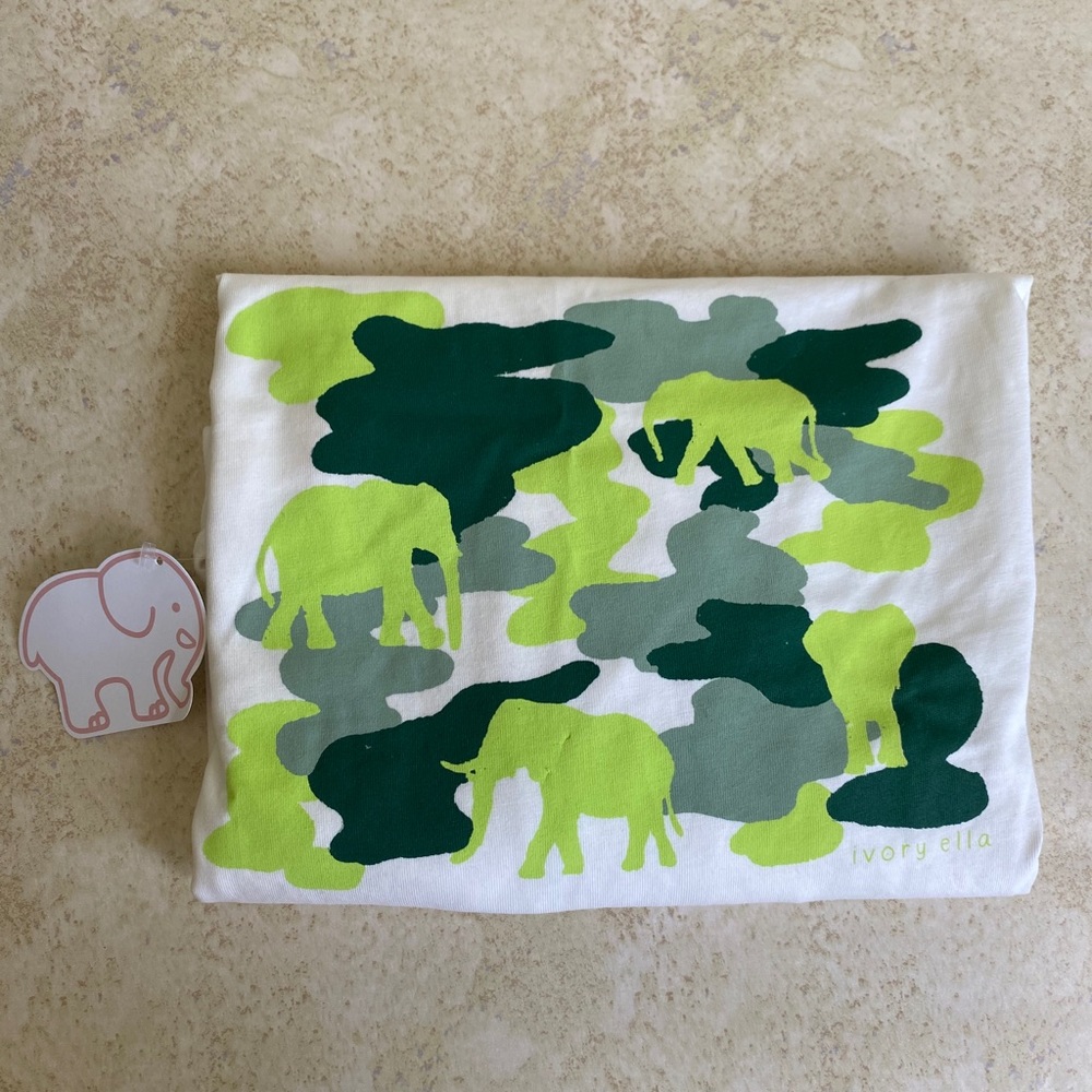 Ivory Ella long sleeve green camouflage